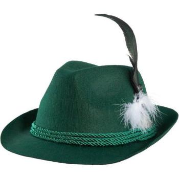 Green Feathered German Headwear