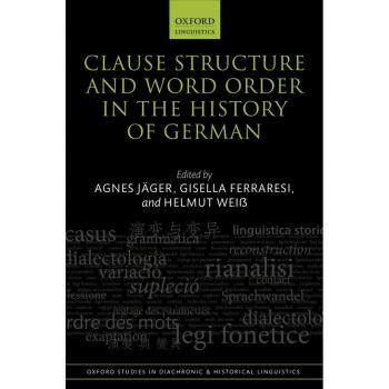 Vitalsource Technologies, Inc. Clause Structure And Word Order In The History Of German