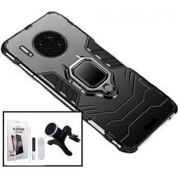 Kit de Protección Pantalla Crystal Nano Curved UV, Funda Military Defender 3x1 y Soporte Magnético Automotriz