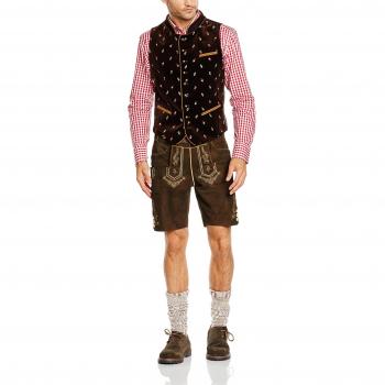 Stockerpoint Herren Trachtenweste Calzado, Braun