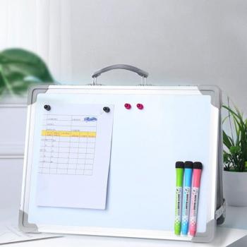 Compact Foldable Whiteboard with Marker and Magnets