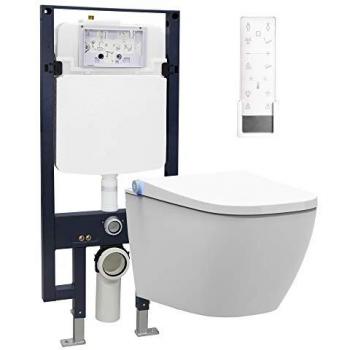 Toilettes Japonaises Suspendues avec Fonctionnalités Avancées