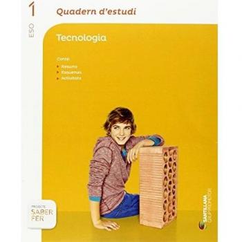 Quadern d'estudi tecnologia 1 eso saber fer (Tapa blanda).
