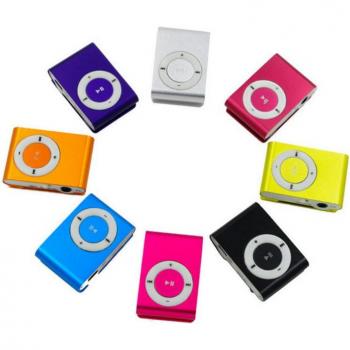 MP3 Clip Métal 5 Couleurs Gourmandes – Lecteur sans Mémoire, Port TF