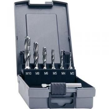 Set di rubinetti e punte DIN 3126 M3-M10 7 pezzi HSSG Promat