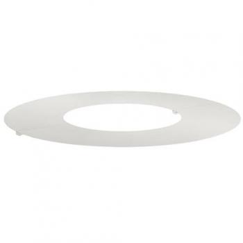 Rivestimento di anello piatto per alberi in acciaio inox, Ø30/60 cm, finitura argentata