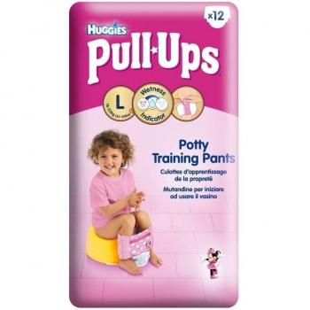 Pantalones de Entrenamiento Huggies Pull-Ups para Niñas Talla 6 Grande 16-23kg