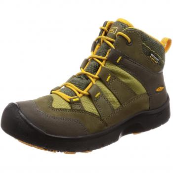 Bottes de randonnée hautes Keen Kids', Dark Olive/Citrus, pointure 3 US Big Kid, technologie Keen.Dry pour