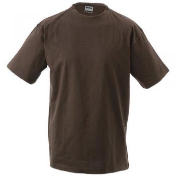 James Nicholson 5XL Heavyweight Brown Crewneck Top