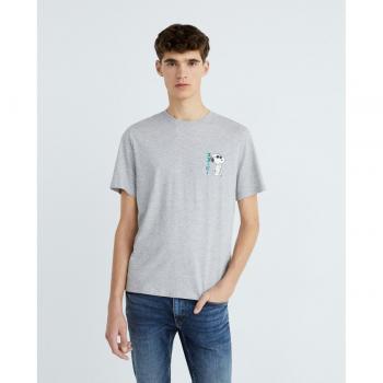 Camiseta Jcosnoopy de Jack & Jones en color gris claro