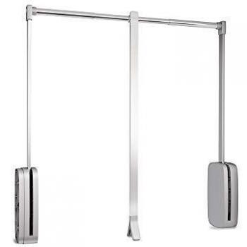 Appendiabiti regolabile acciaio cromato, 600-830 mm