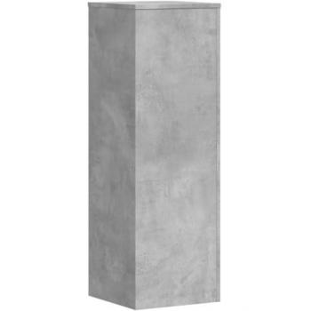 Vidaxl Grey Concrete Plant Stand 33x33x100 cm Engineered Wood