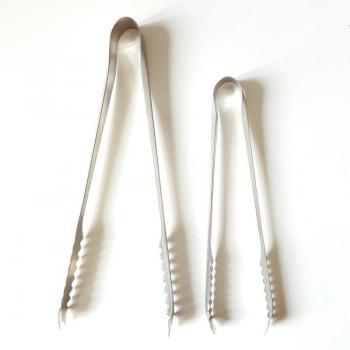 Stainless Steel BBQ Tongs 19cm