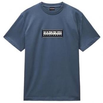 Napapijri Bold Print Cotton Tee for Men 2XL