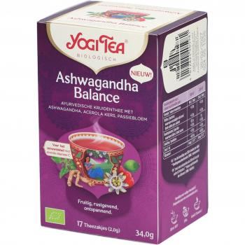 Thé Ashwagandha Balance Yogi – Pack de 17 sachets instantanés