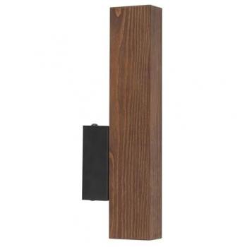Licht‑Erlebnisse : Applique Murale Moderne en Bois Noir et Métal