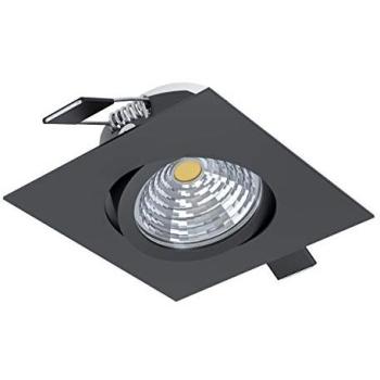 Minimalist 6W Black Aluminium Wall Light – Built‑in LED (2700K)