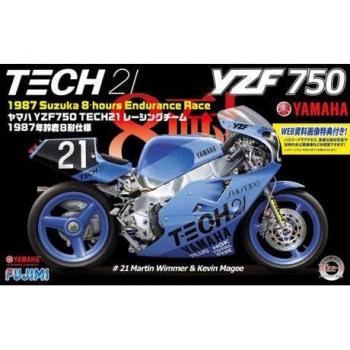 Yamaha YZF750 Tech21 Racing Team 1987 Suzuka 8 Ore Competizione Endurance Modello