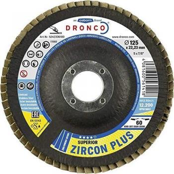 Dronco Disco de Corte Zirconio Power Gaza 060x115x22 Alta Calidad