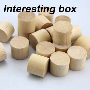 Muelles de madera pequeños, postes redondos de 19mm