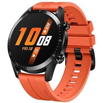 HUAWEI GT 2 46mm Orange Outdoor Smartwatch – Built‑In GPS & Heart Rate Monitor