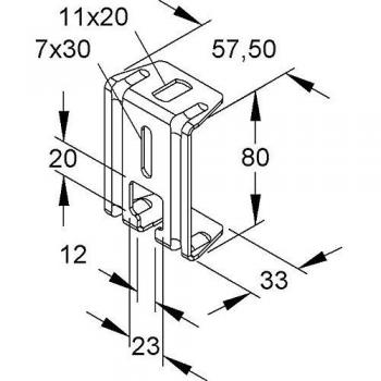 Deckenhalterung Niedax DB10 – Kabeltragsystem 4013339200504