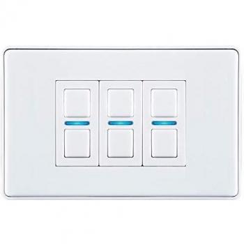 Lightwave Gen 2 3 Gang Smart Dimmer