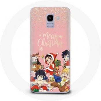 Demon Slayer Merry Christmas Case for Samsung Galaxy J6 2018