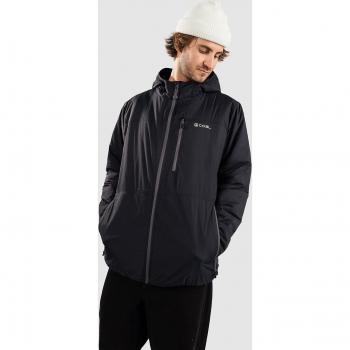 Cresent Fleecejacke für die Übergangszeit Schwarz