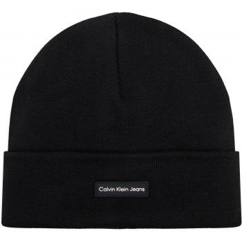 Calvin Klein Jeans „Inst Patch“ Beanie, Farbe Schwarz (K60K612322)
