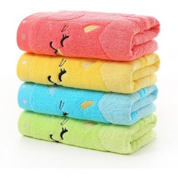 MeowHarmony Kids Cat Towel, Water‑Absorbent