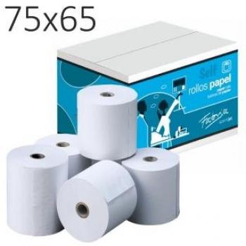 Rollo De Papel Matricial Impresora Ticket Sin Copia 76Mmx65Cm No Termico