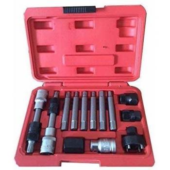 Coffret d'embouts pour démontage de poulies d'alternateur 13 pcs