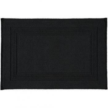 Rhomtuft Grace Bath Mat 50cm x 70cm Black