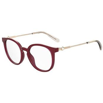 Moschino C9A Kids’ Red Vision Glasses – 49 mm, Blue‑Light Filter Ready