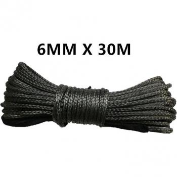 Corde de treuil 6mm avec gaine 30m