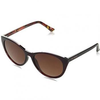 Ted Baker Lisbet Gafas de Sol, Color Burdeos, 55/17-145