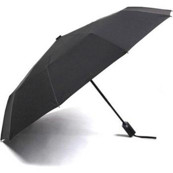 Lotosblume Black Coated Automatic Umbrella