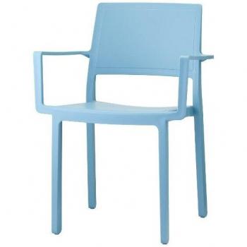 Scab Fauteuil en Plastique Bleu
