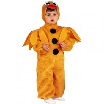 Costume di pulcino con cappuccio in peluche 2/3