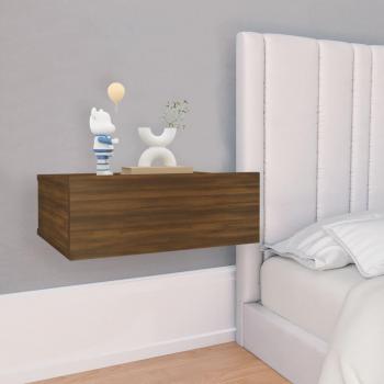 Floating Nightstands 2 pcs Brown Oak 40x30x15cm by vidaXL