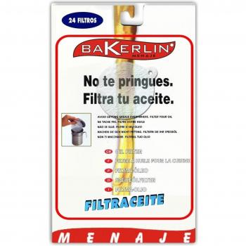 Filtros desechables para aceite BAKERLIN 24un