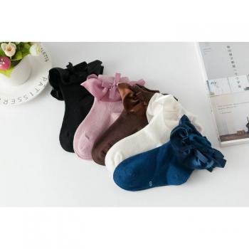 Calcetines de Tobillo con Volantes para Niñas