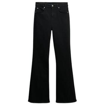 Superdry Frauen Jeans Bootcut Schwarz