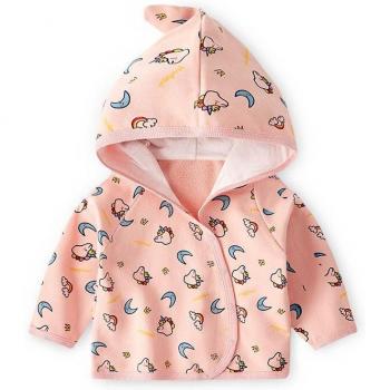 Chaqueta Rosa de Bebé con Diseño de Unicornio