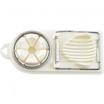 Stainless Steel Egg Separator and Slicer Combo