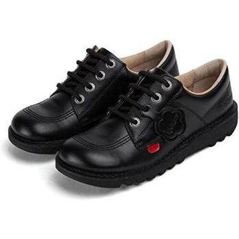 Kickers Juniors Kick Lo Classic Black shoes (Size: K1)