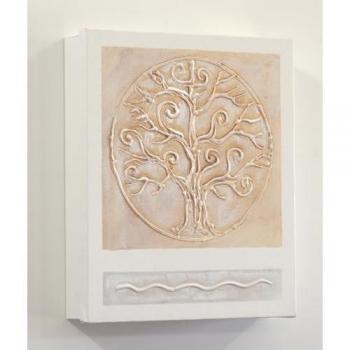 Árbol de la Vida KeyBox Cuadroexpress en tonos neutros