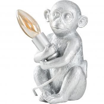 Quirky Silver Monkey Lamp