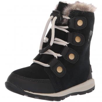 Sorel Botas Niños Whitney Suede, Negro, Talla 28 EU